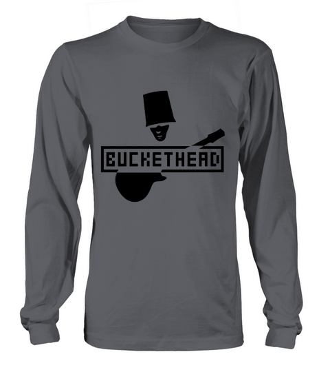Buckethead Retro Guitar T-Shirt Long sleeved Unisex