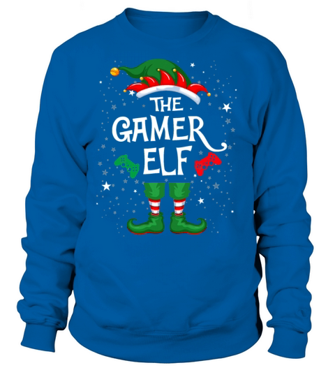 Christmas Gamer Elf Matching Family Group The Game Women's Sweatshirt