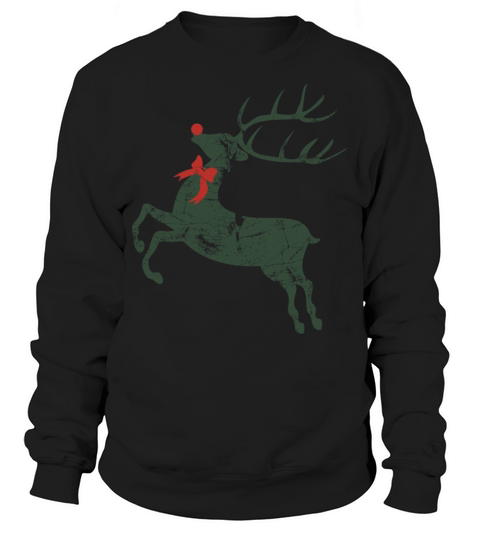 Merry Christmas Vintage Christmas Rudolph Reindeer Men's Sweatshirt