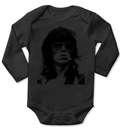 Keith Richards T-Shirt Long Sleeve Baby One-Piece