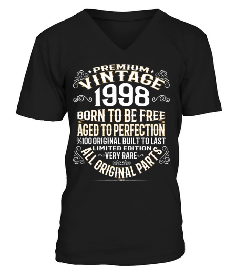 PREMIUM VINTAGE 1998 Men's V-Neck T-shirt