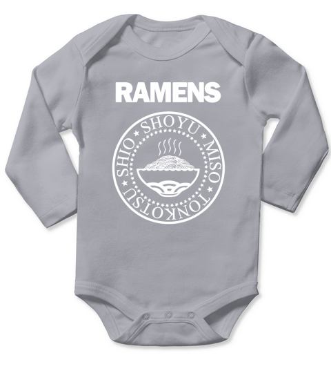 The Ramens Shio Shoyu Miso Tonk Otsu Long Sleeve Baby One-Piece