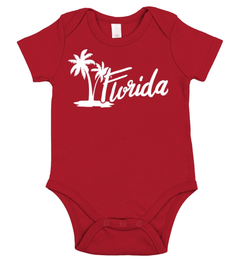 Florida Travel Souvenir Short Sleeve Baby One-Piece