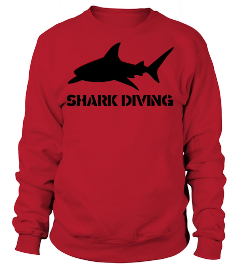 Shark Diving Motive - Gift for Hai fans black Women's Sweatshirt