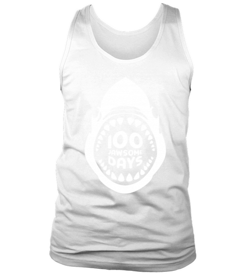 Jawsome Shark 100 Days Of School Men's Tank Top
