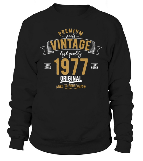 1977 Birthday Retro Premium Gift Women's Sweatshirt