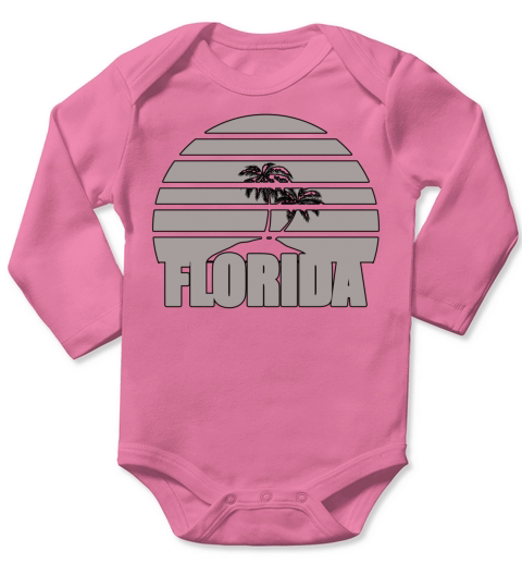 Florida Shirt Long Sleeve Baby One-Piece