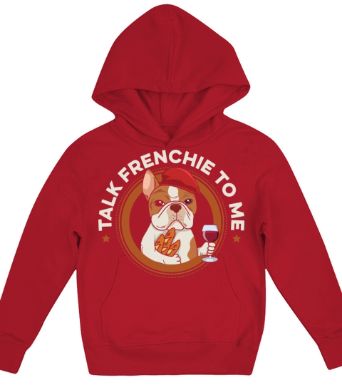 Talk frenchie to me Design for a Frenchie Owner Kids Hoodie