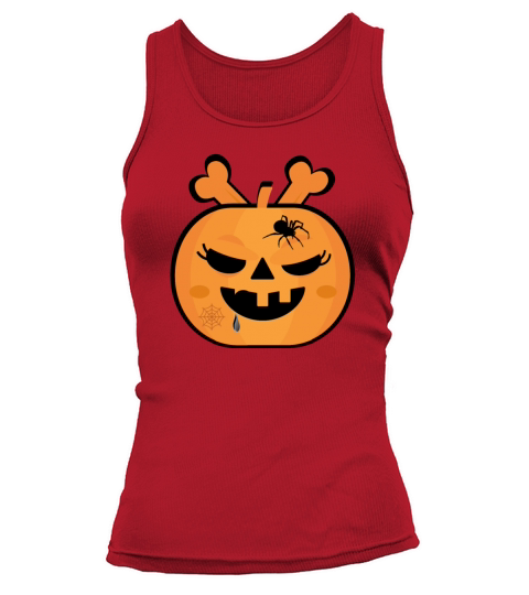 Halloween Pumpkin Crazy Face Women's Tank Top