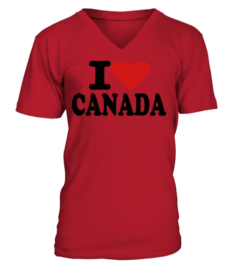 Canada Men's V-Neck T-shirt