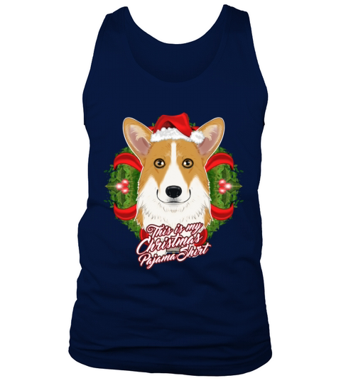 This Is My Christmas Pajama Shirt Welsh Corgi Men's Tank Top
