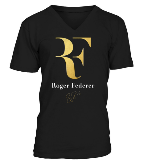 Roger Federer RF V-Neck T-shirt
