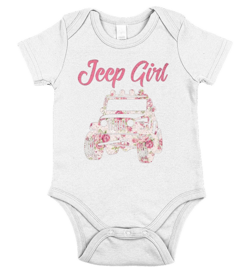 Jeeps Girl Off Road Lover Floral - Ladies Flowy Tank Short Sleeve Baby One-Piece
