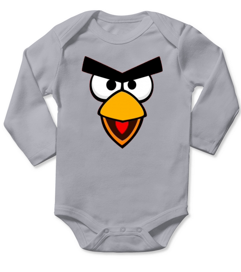 bird Long Sleeve Baby One-Piece