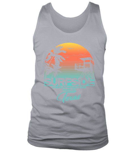 Surfside Texas Beach Tank Top Unisex