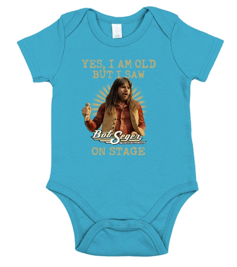 Bob Seger yes I am old but I saw on stage Short Sleeve Baby One-Piece