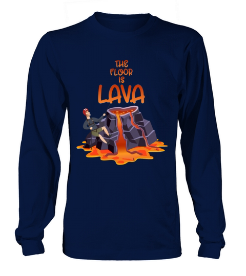 The floor is lava Bouldering Rock Climbing Gift Women's Long Sleeve