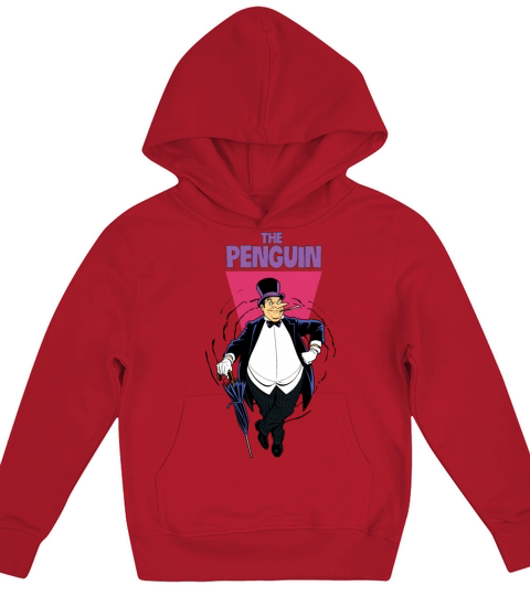 DC Comics Batman Villain The Penguin Vintage Kids Hoodie