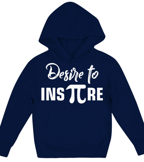 Desire To Inspire Pi Day Kids Hoodie