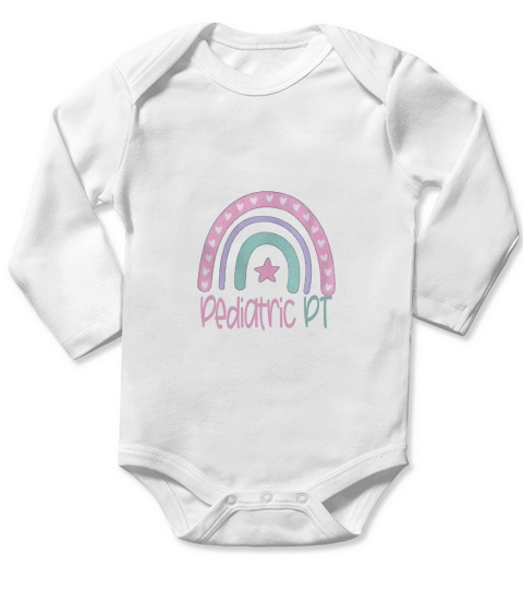 Pediatric Physical Therapist Therapy PT Graduation New Job Long Sleeve Baby One-Piece