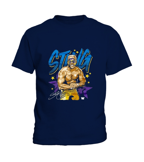 500 LEVEL Sting WWE  Sting Old School Kids T-Shirt