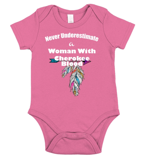 Cherokee Native American Short Sleeve Baby One-Piece