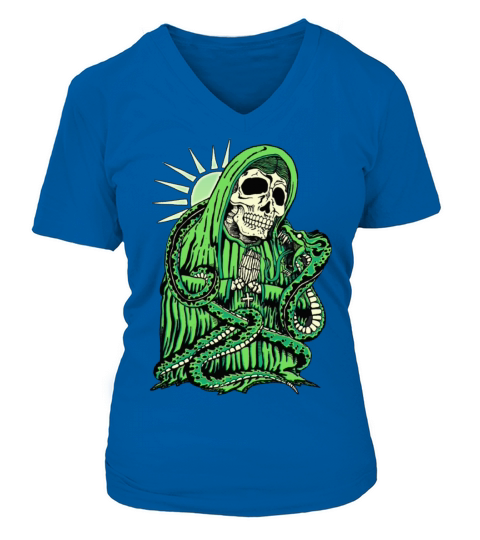 Skeleton Priest Women's V-Neck T-shirt
