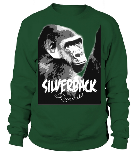 Rwanda Silverback Male Gorilla Men's Sweatshirt