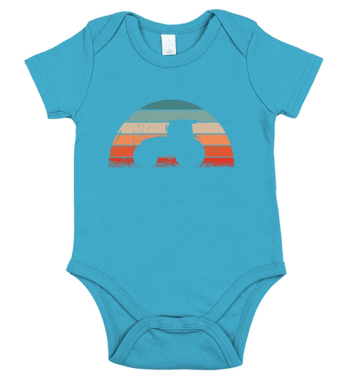 Retro Tractor Farm Farming Lover Short Sleeve Baby One-Piece