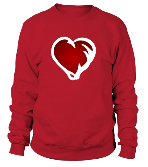 Hunting And Fishing Heart product Gifts for Women's Sweatshirt