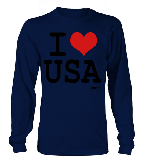 i love usa by wam Men's Long Sleeve