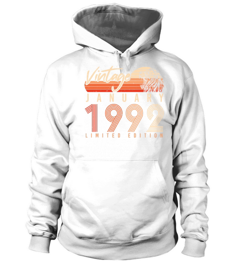 1992 January Gift Idea Vintage Women's Hoodie