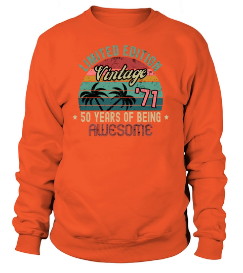 50th Birthday 1971 Women's Sweatshirt