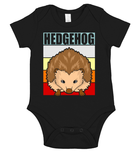 Hedgehog Short Sleeve Baby One-Piece