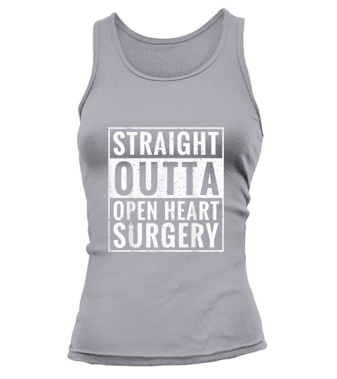 Straight Outta Open Heart Surgery Gifts Recovery Tank top Woman