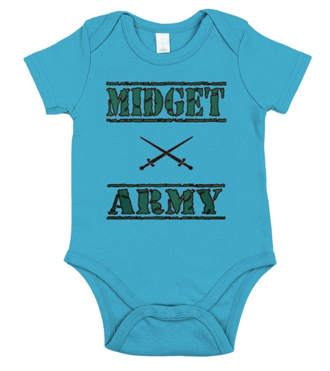 MIDGET ARMYArmy collection Short Sleeve Baby One-Piece
