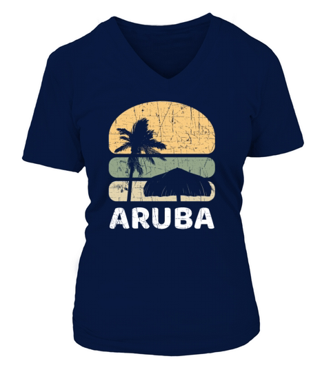 aruba Women's V-Neck T-shirt