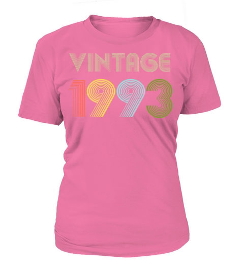 28th Birthday Vintage Shirt Born In 1993 Gift Tee Women's T-Shirt