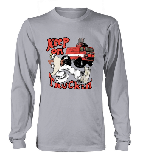 Keep On Truckin Vintage 1970 Long sleeved Unisex