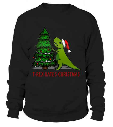 T Rex Hates Christmas Women's Sweatshirt