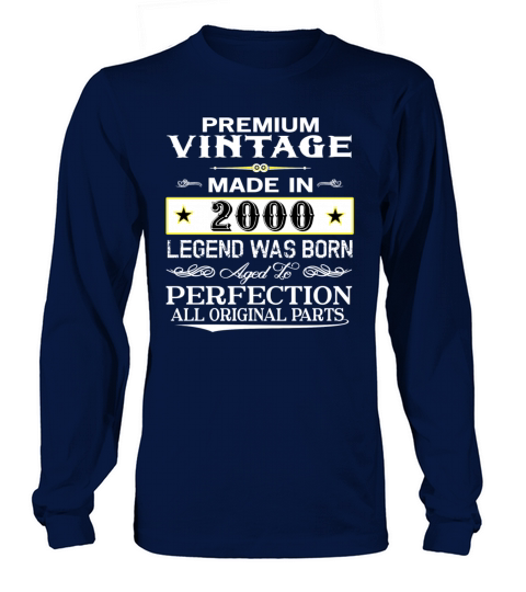 PREMIUM VINTAGE 2000 Men's Long Sleeve