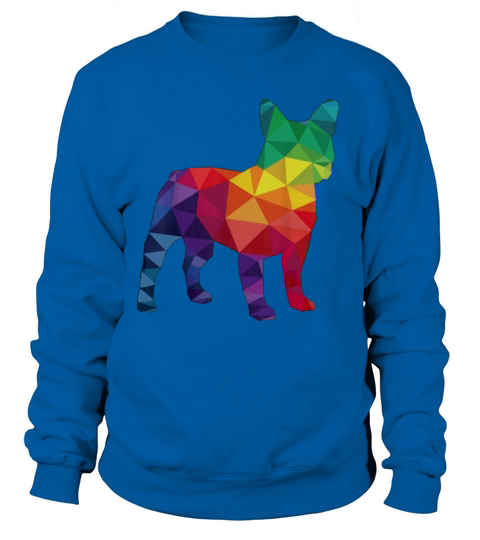 French Bulldog Gay Pride LGBT Rainbow Flag LGBTQ Shirt Sweatshirt Unisex