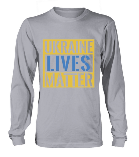 Ukraine Lives Matter Vintage Ukrainian Flag Long sleeved Unisex