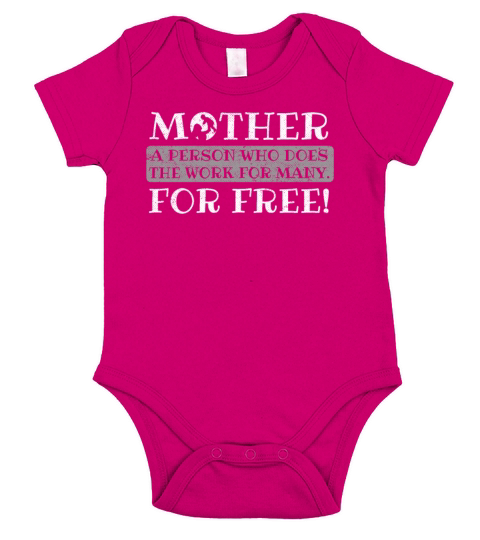 Mother Mothers Day Gift For A Great Mother Short Sleeve Baby One-Piece