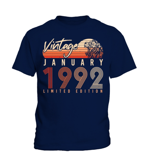 1992 January Gift Idea Vintage Kids T-Shirt