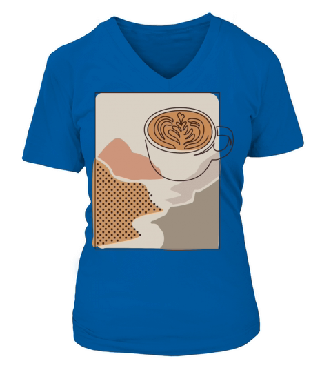 Coffee Latte Women's V-Neck T-shirt