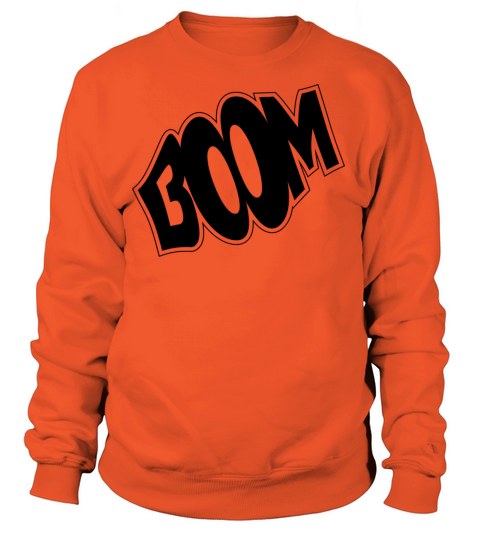 Boom Explosion Bazooka Word Gift Present Women's Sweatshirt