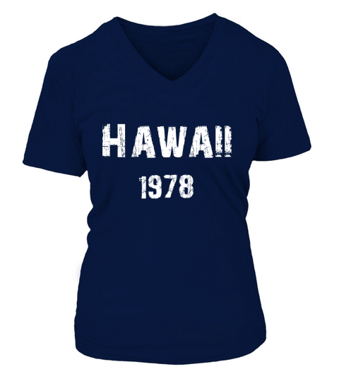 Hawaii 1978 T-Shirt V-neck T-Shirt Woman