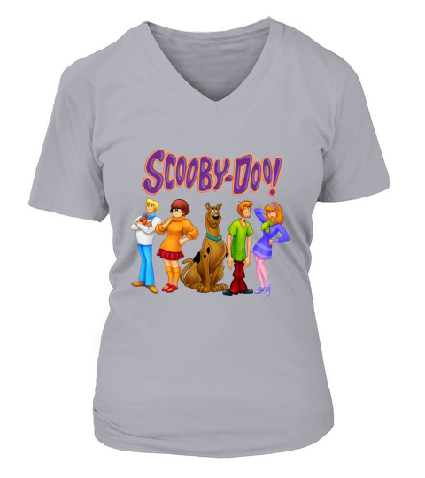 Scooby Doo Cartoon And Friends V-neck T-Shirt Woman