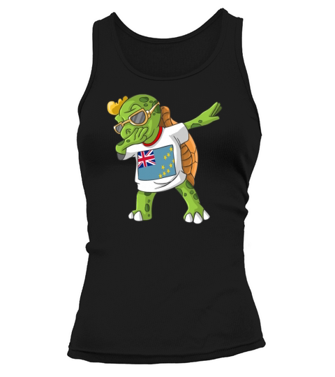 Tuvalu Dabbing Turtle Women's Tank Top